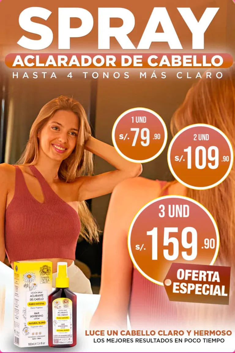 ACLARANTE CAPILAR - CAMOMILA INTEA